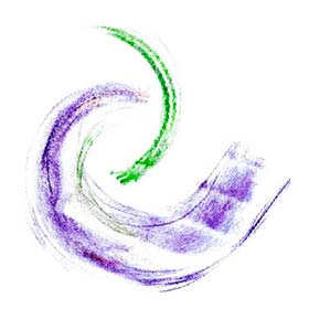 Logo: Zwei ineinander greifende Wellen